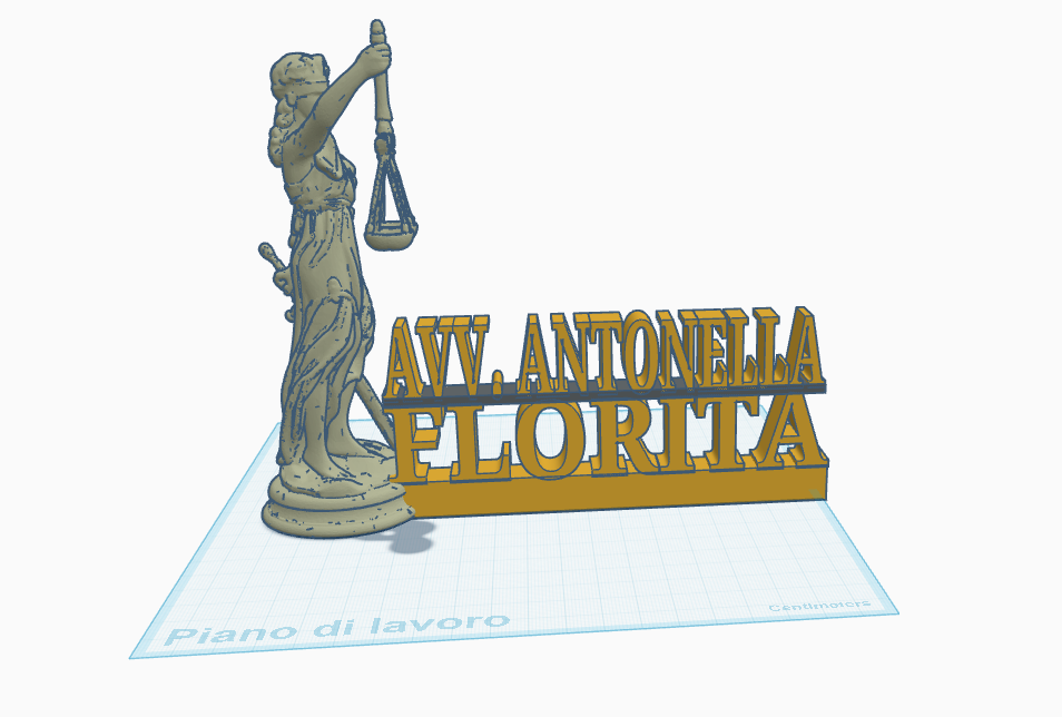 Statua Dea giustizia